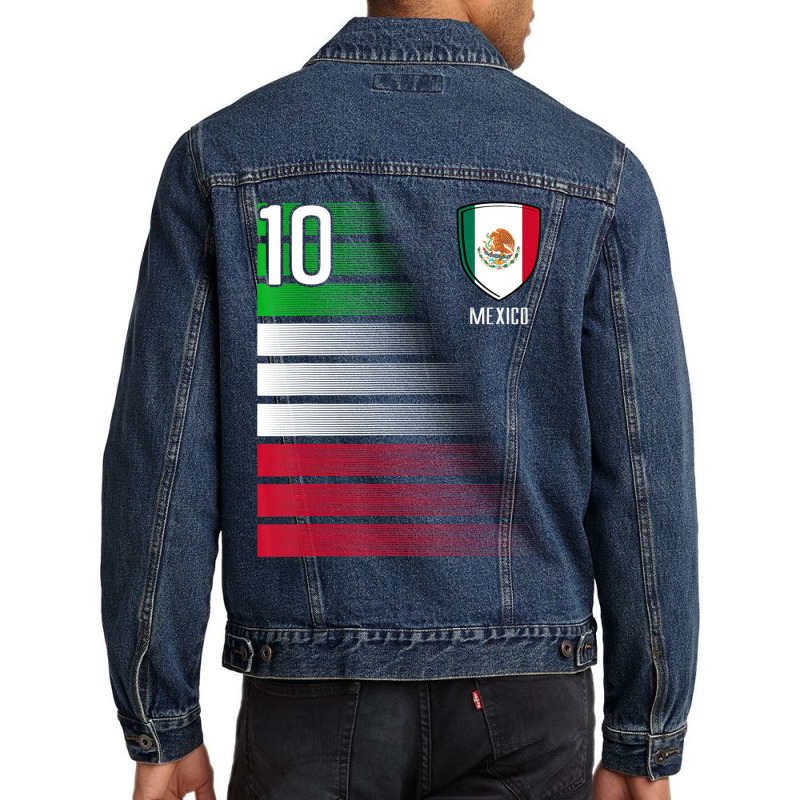 Limited Edition Mexico Soccer Jersey Mexican Fãºtbol Men Denim Jacket | Artistshot