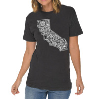 California Usa Mandala Design Vintage T-shirt | Artistshot