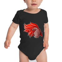 Betta Fish Baby Bodysuit | Artistshot