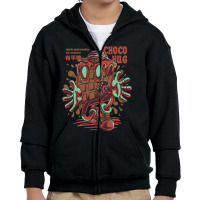 Choco Hug Youth Zipper Hoodie | Artistshot