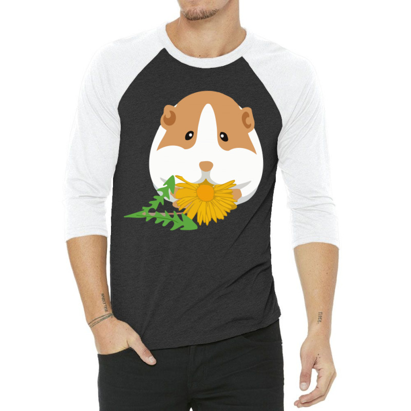 Cute Guinea Pig 3/4 Sleeve Shirt | Artistshot