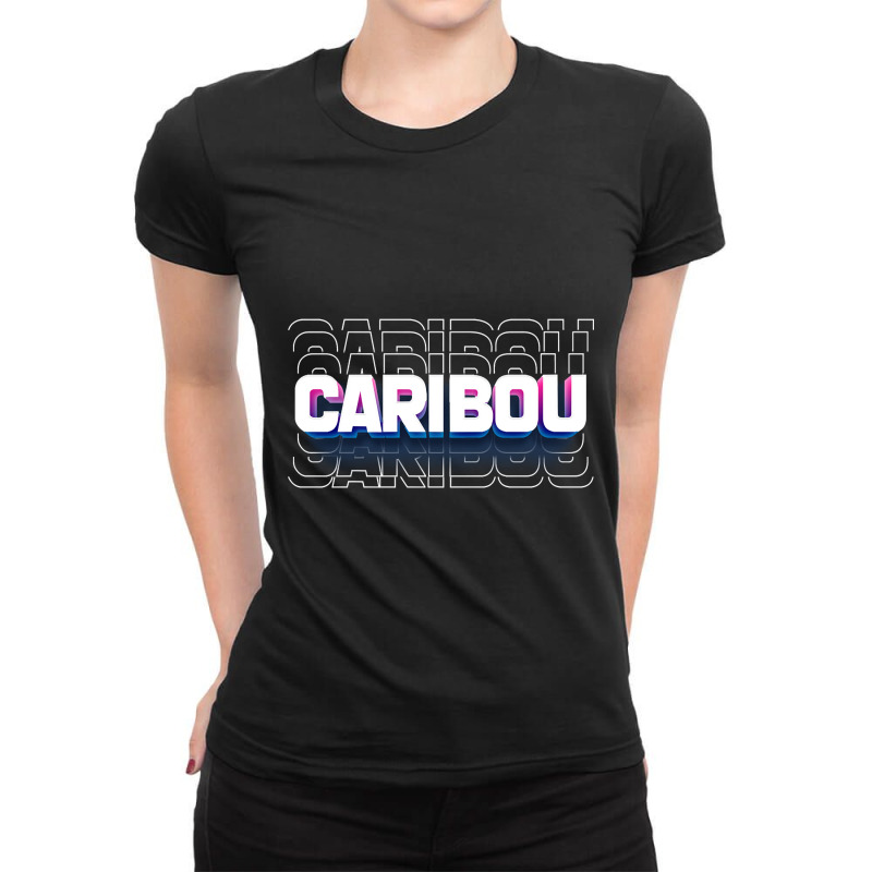 Caribou City Ladies Fitted T-Shirt by fencingderby989 | Artistshot