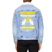 Bus Driver Busman School Bus Driver Coach Driver-2qfkc Unisex Sherpa-lined Denim Jacket | Artistshot