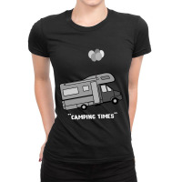 Camping-3kcxd Ladies Fitted T-shirt | Artistshot