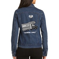 Camping-3kcxd Ladies Denim Jacket | Artistshot