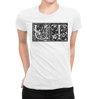 Ut   Initials U T Name Surname Onomastics Onomatology T Shirt Ladies Fitted T-shirt | Artistshot