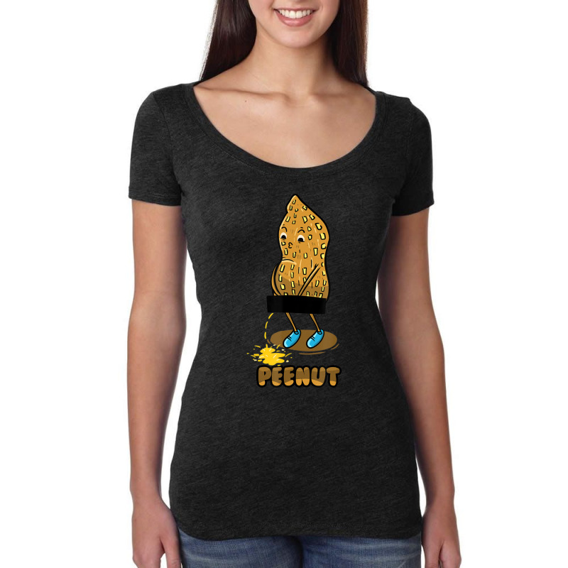 Limited Edition Peenut Nut Peanut Butter Jokes Puns Peanut Lovers Women's Triblend Scoop T-shirt by Berrios Crisp | Artistshot