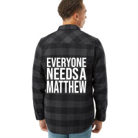 Matthew Name Flannel Shirt | Artistshot