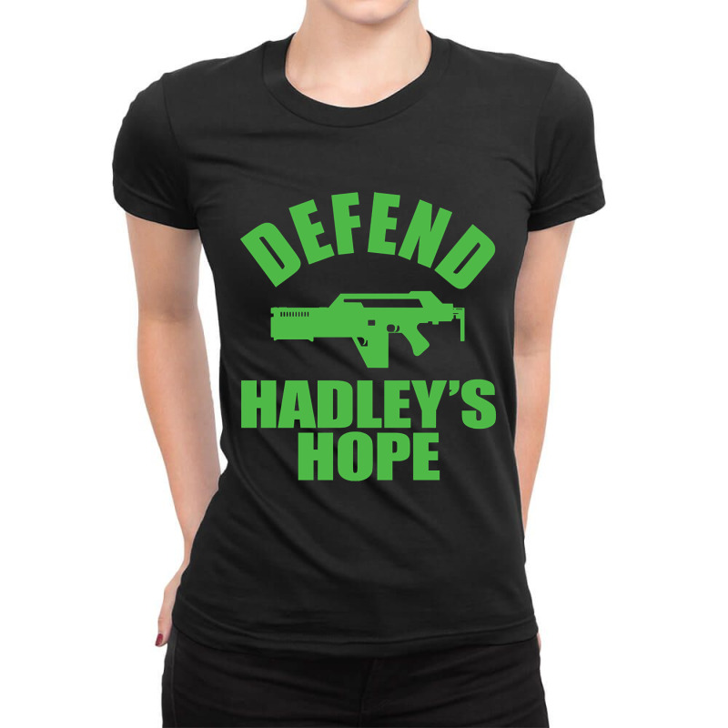 Defend Hadley?s Hope Ladies Fitted T-Shirt by fencevaudeville14 | Artistshot