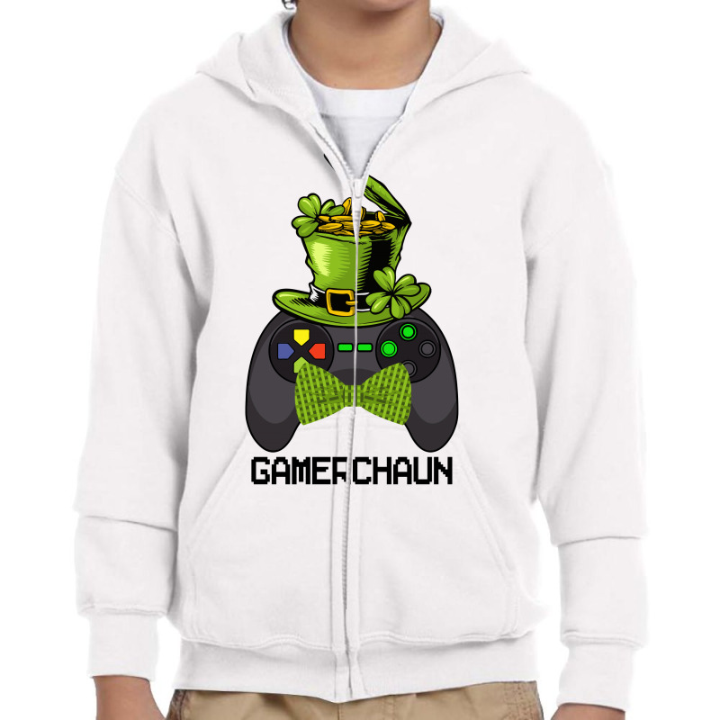 Gamerchaun For Light Youth Zipper Hoodie by autlu2024 | Artistshot