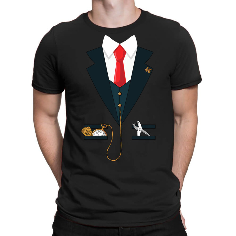 Limited Edition Train Conductor Coat Funny Halloween Costume Gift T-shirt | Artistshot