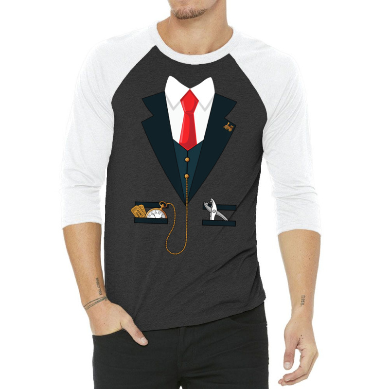 Limited Edition Train Conductor Coat Funny Halloween Costume Gift 3/4 Sleeve Shirt | Artistshot