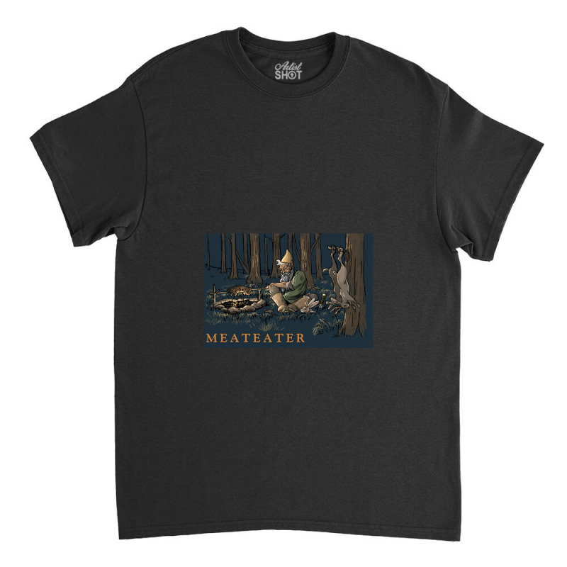 Meateater Gnome Grilled Rabbit Classic T-shirt by BarryGreen | Artistshot