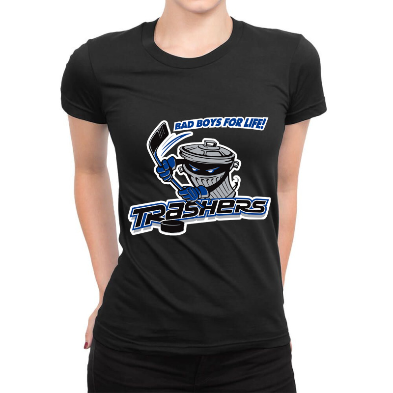 Trending Trashers Bad Boys For Life Ladies Fitted T-Shirt by fenderbendable | Artistshot