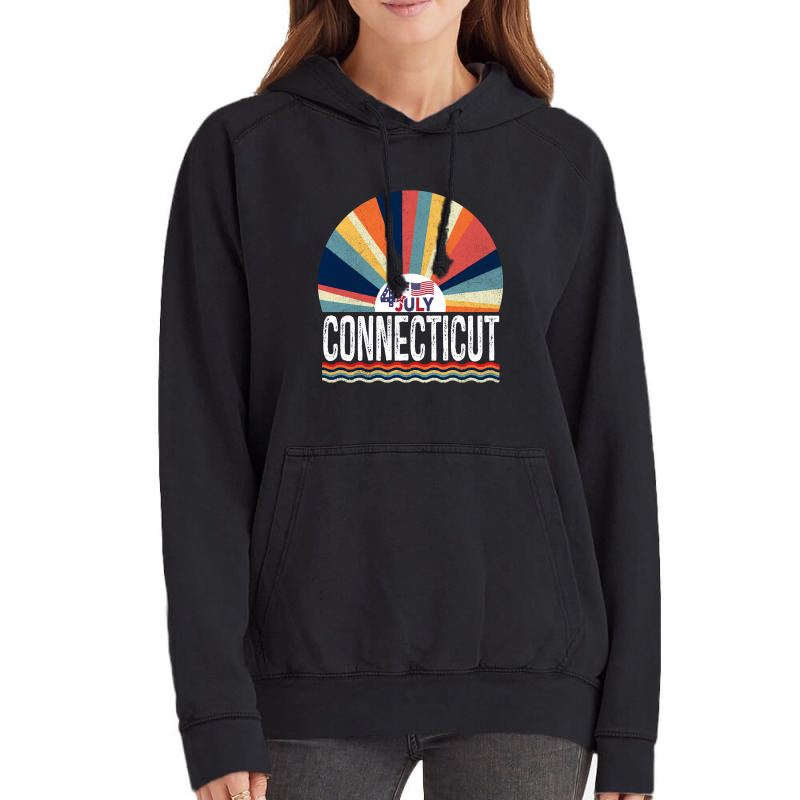 Connecticut 4th Of July Vintage Hoodie | Artistshot