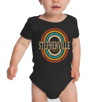 Vintage Retro Stephenville Texas Tx Women Men Souvenirs T Shirt Baby Bodysuit | Artistshot