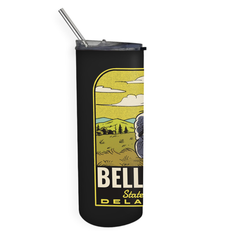 Bellevue State Park De Vintage Travel Skinny Tumbler | Artistshot