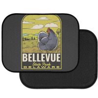 Bellevue State Park De Vintage Travel Rear Car Mat | Artistshot