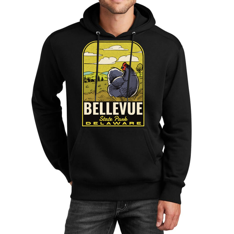 Bellevue State Park De Vintage Travel Unisex Hoodie | Artistshot