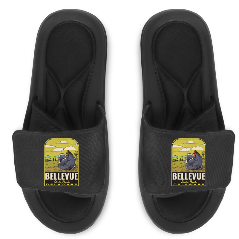 Bellevue State Park De Vintage Travel Slide Sandal | Artistshot