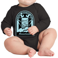 Chapel Brook Falls Massachusetts Long Sleeve Baby Bodysuit | Artistshot