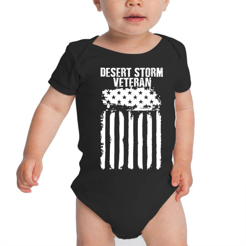 Desert Storm Veteran For Patriotic Veterans Day Baby Bodysuit by fencevaudeville14 | Artistshot