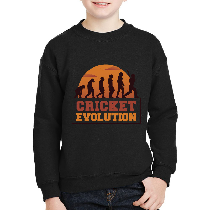 Cricket Evolution Youth Sweatshirt | Artistshot