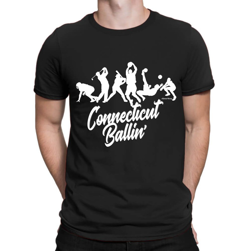 Connecticut Balli' T-Shirt by kayakbetween30 | Artistshot