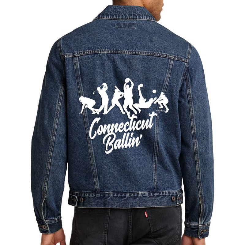 Connecticut Balli' Men Denim Jacket by kayakbetween30 | Artistshot