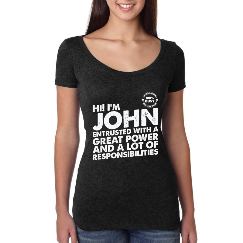 Busy John Women's Triblend Scoop T-shirt by bunchfencing71 | Artistshot