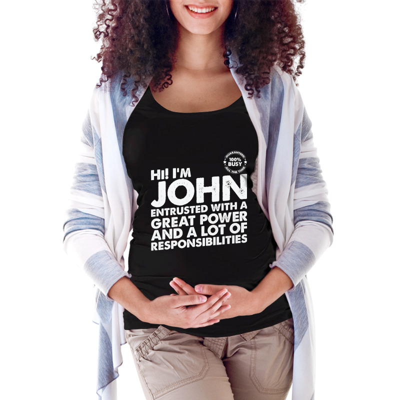 Busy John Maternity Scoop Neck T-shirt by bunchfencing71 | Artistshot