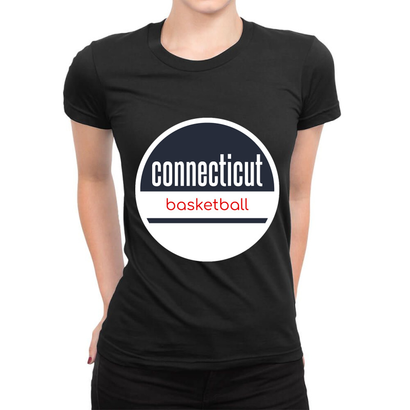 Connecticut Basketball Ladies Fitted T-Shirt by kayakbetween30 | Artistshot