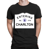 Charlton Massachusetts Road Sign T-shirt | Artistshot