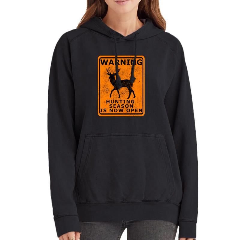 Beat Up Hunting Season Is Open Vintage Hoodie by samplesend0 | Artistshot