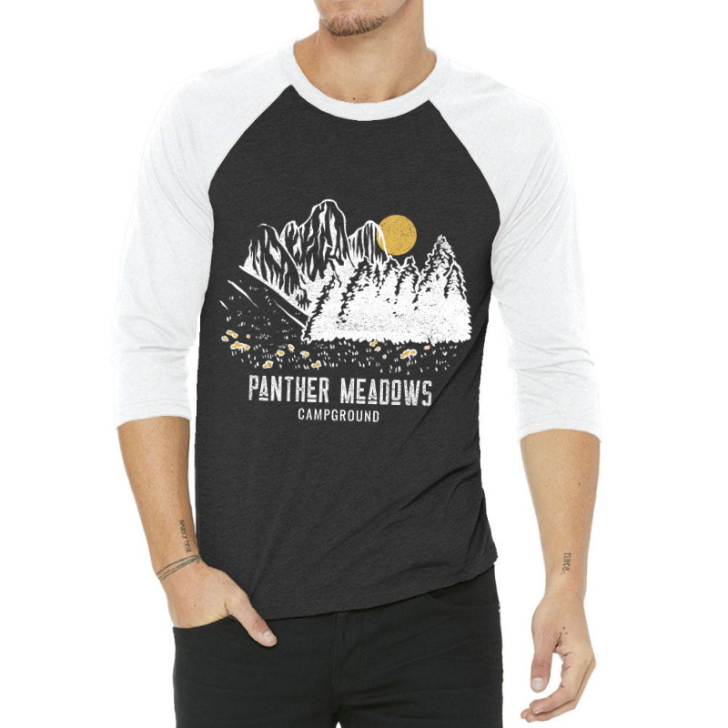 Panther Meadows Campground Shirt 3/4 Sleeve Shirt | Artistshot