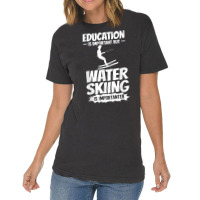 Water Skiing Boat Beginner Board Skier Waterski Trainer T Shirt Vintage T-shirt | Artistshot