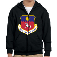 712th Air Base Group (u.s. Air Force) Youth Zipper Hoodie | Artistshot