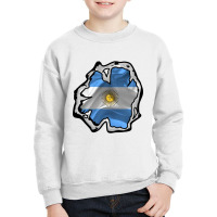 Argentina Flag Unik Youth Sweatshirt | Artistshot