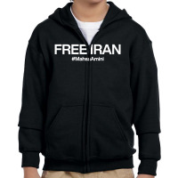 Free Iran Free Youth Zipper Hoodie | Artistshot