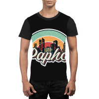 Paphos City Retro Graphic T-shirt | Artistshot