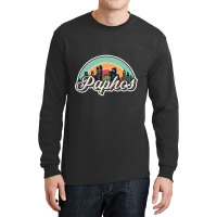 Paphos City Retro Long Sleeve Shirts | Artistshot