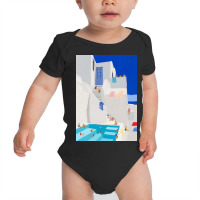 Santorini Sun Baby Bodysuit | Artistshot