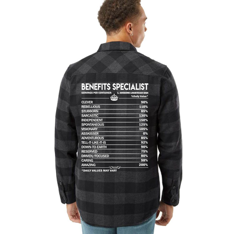 Benefits Specialist T Shirt - Daily Factors 2 Gift Item Tee Flannel Shirt | Artistshot