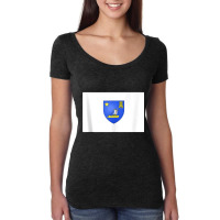 Challans Coat Of Arms Flag Pride National Gift Souvenir Tank Top Women's Triblend Scoop T-shirt | Artistshot