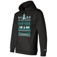 Paranormal Christmas Sweater Champion Hoodie | Artistshot