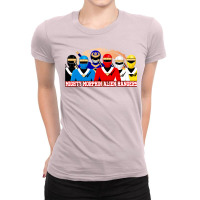 Mighty Morphin Best Series 8 Ladies Fitted T-shirt | Artistshot