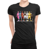 Mighty Morphin Best Series 9 Ladies Fitted T-shirt | Artistshot