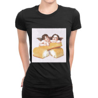 Cherubs Resting On Twinkies Ladies Fitted T-shirt | Artistshot