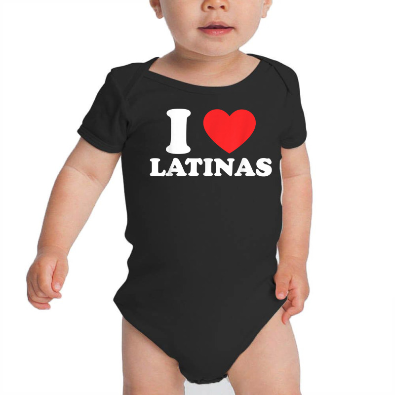 Mens I Love I Heart Latinas Tshirt Funny Red Heart Love Latina T Shirt Baby Bodysuit by polioukhi | Artistshot