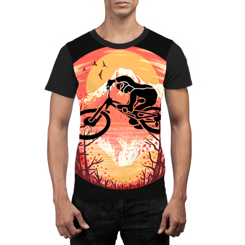 Bicycle Jump Graphic T-shirt | Artistshot